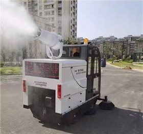 小區物業清掃交給電動掃地車