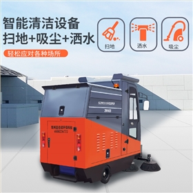 廣州南沙自貿區：智能駕駛式掃地車助力綠色港口建設